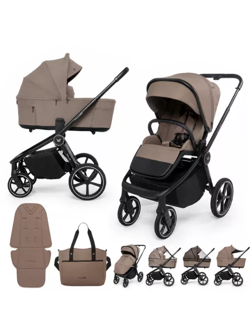MUUVO Kombinált babakocsi 2in1 Fold - Mokka