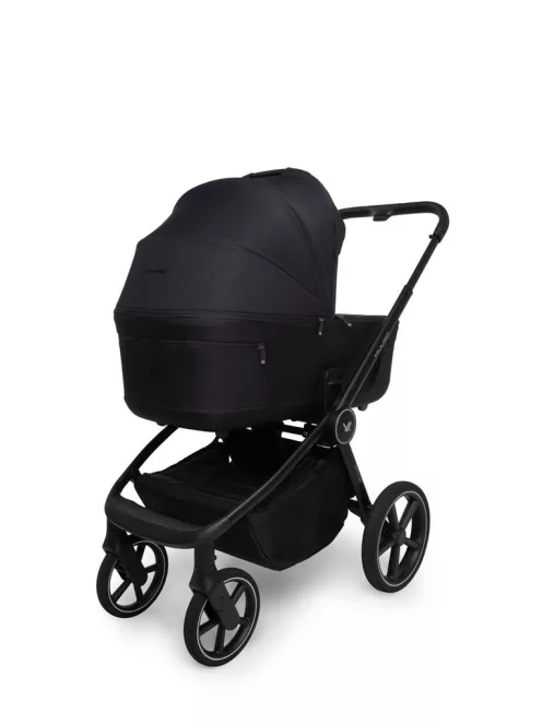 MUUVO Kombinált babakocsi Five 2 az 1-ben - Classic Black
