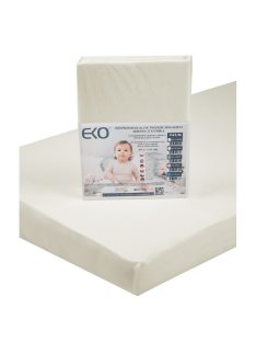 EKO Vízálló gumis lepedő, Jersey, bézs, 120x60 cm