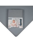 EKO Vízálló gumis lepedő, Jersey, szürke, 120x60 cm