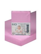 EKO Vízálló gumis lepedő, Jersey, rózsaszín, 120x60 cm