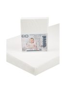 EKO Vízálló gumis lepedő, Jersey, fehér, 120x60 cm