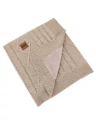 EKO Kasmír takaró szőrme béléssel 100x80 cm - Beige