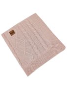 EKO Kasmír takaró szőrme béléssel Rose Pink 100x80 cm