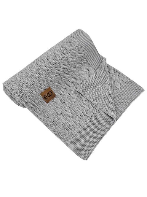 EKO Bambusz takaró 80x100cm - Light Grey
