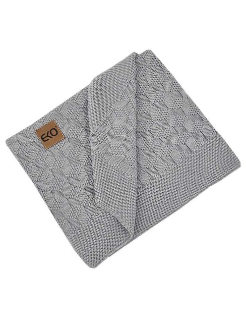EKO Bambusz takaró 80x100cm - Light Grey