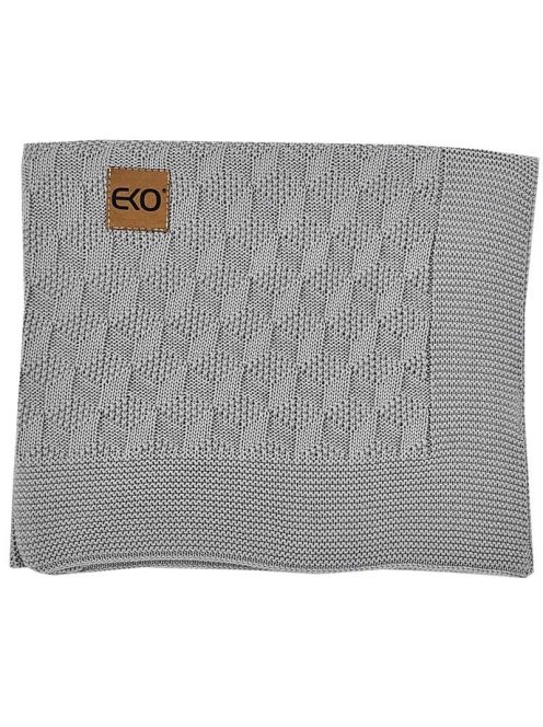 EKO Bambusz takaró 80x100cm - Light Grey