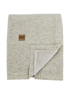 EKO Kötött takaró béléssel 100x80 cm - Bézs