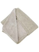 EKO Kötött takaró béléssel 100x80 cm - Bézs