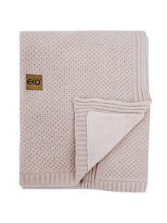 EKO Kötött takaró béléssel 100x80 cm - Rózsaszín