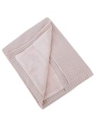 EKO Kötött takaró béléssel 100x80 cm - Rózsaszín