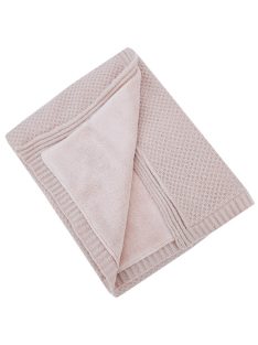 EKO Kötött takaró béléssel 100x80 cm - Rózsaszín