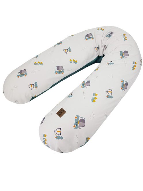 EKO Szoptatós párna Velvet 180cm - Cars