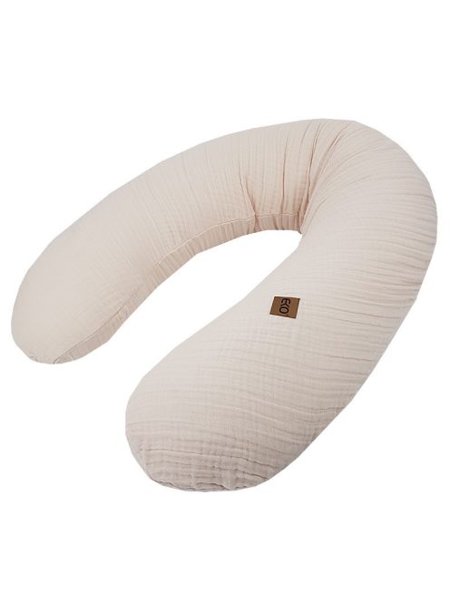 EKO Szoptatós párna muszlin 180 cm - Beige