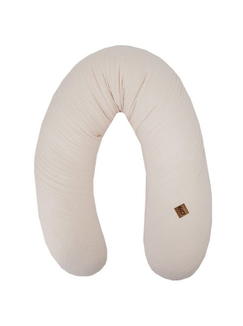 EKO Szoptatós párna muszlin 180 cm - Beige