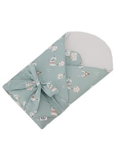   EKO Bebújós takaró pamutból kókusz kivehető betéttel és masnival 75x75 cm - Dogs Mint