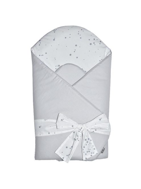 EKO Belebújós pamut nyomtatott mintával és kókusz belsővel - Grey