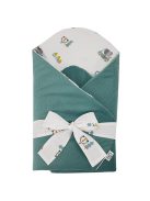 EKO Babatakaró pamutból velúrral és kókusz belsővel, Cars masnival - 75x75cm