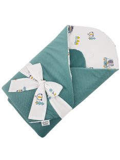   EKO Babatakaró pamutból velúrral és kókusz belsővel, Cars masnival - 75x75cm