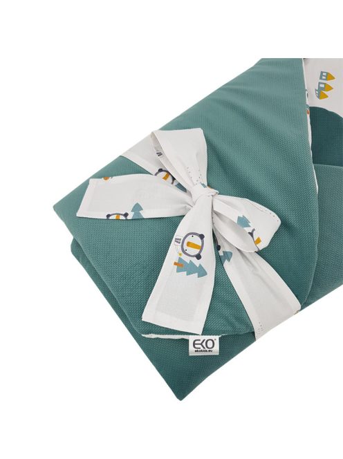 EKO Babatakaró pamutból velúrral és kókusz belsővel, Cars masnival - 75x75cm