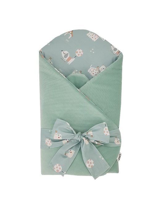 EKO takaró pamutból kókusz kivehető betéttel Velvet Dogs 75x75 cm - Mint