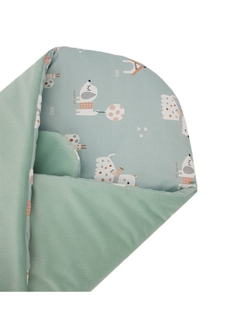 EKO takaró pamutból kókusz kivehető betéttel Velvet Dogs 75x75 cm - Mint