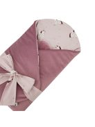 EKO takaró pamutból velúrral és kókusz belsővel masnival 75x75cm - Unicorn