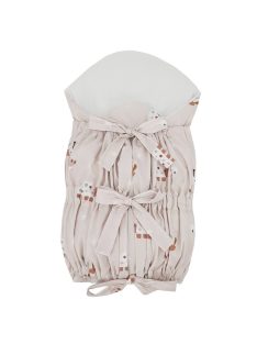   EKO 75x75 cm méretű, kókusz kivehető betéttel ellátott, zsinóros takaró - Bees Beige