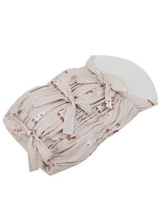   EKO 75x75 cm méretű, kókusz kivehető betéttel ellátott, zsinóros takaró - Bees Beige