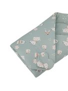 EKO Kifordítható pamut pólya Dogs Stars 75x75 cm - Mint