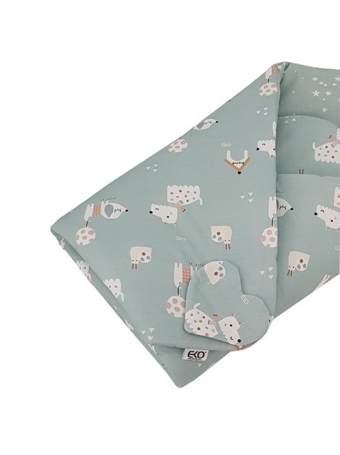 EKO Kifordítható pamut pólya Dogs Stars 75x75 cm - Mint