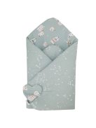 EKO Kifordítható pamut pólya Dogs Stars 75x75 cm - Mint