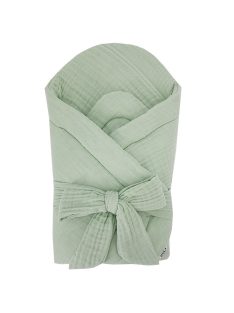 EKO Muszlin pólya merevítés nélkül 75x75 cm - menta