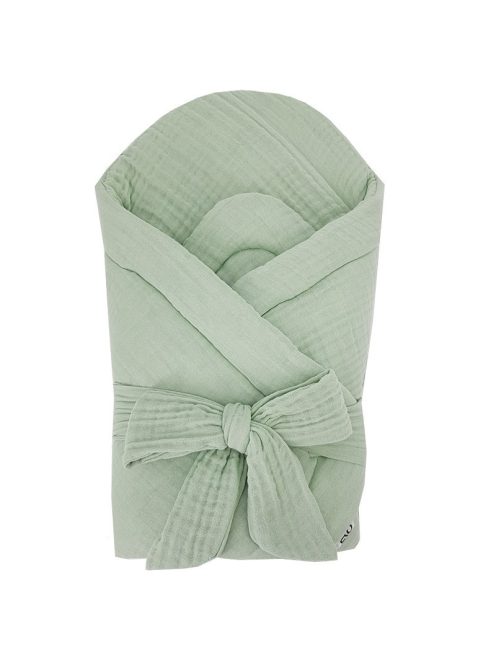 EKO Muszlin pólya merevítés nélkül 75x75 cm - menta