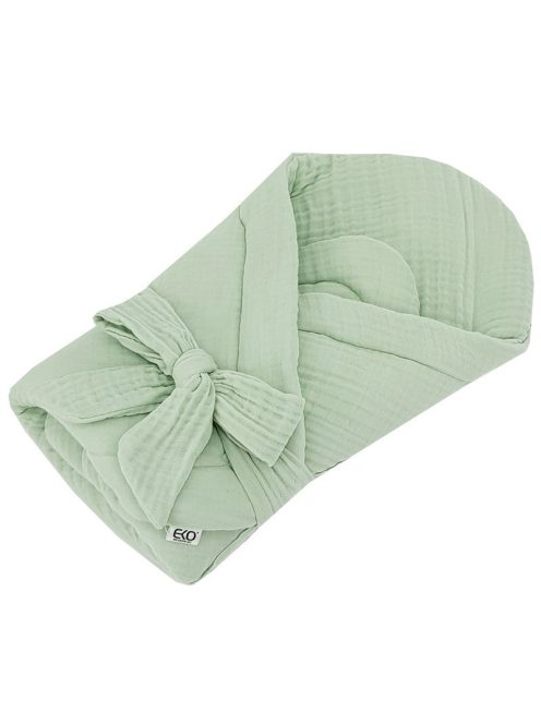 EKO Muszlin pólya merevítés nélkül 75x75 cm - menta