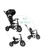QPLAY Tricikli Rito air gel (Gumi) Black, kor 10-72 hó