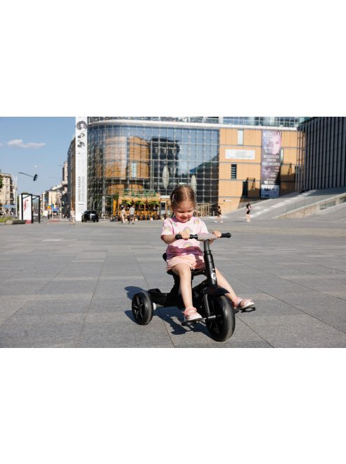 QPLAY Tricikli Rito star Grey, összecsukható, 10-72 hónap