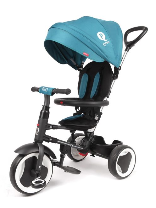 QPLAY Tricikli Rito eva Green-blue, életkor 10-72 hónap