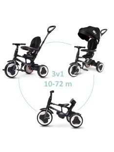 QPLAY Tricikli Rito eva Black, kor 10-72 hó