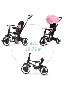 QPLAY Tricikli Rito eva Pink, 10-72 hónap