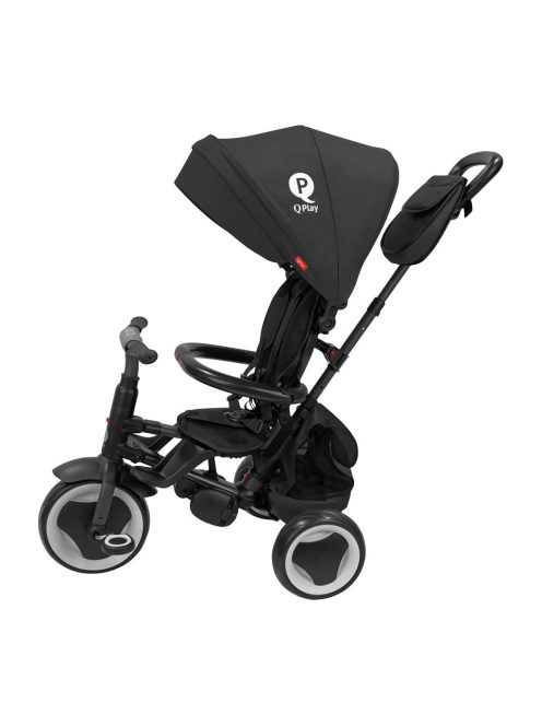 QPLAY Tricikli Rito eva plus Black, életkor 10-72 hónap