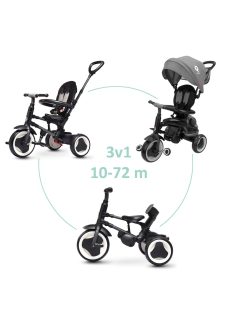 QPLAY Tricikli Rito eva plus Grey, életkor 10-72 hónap