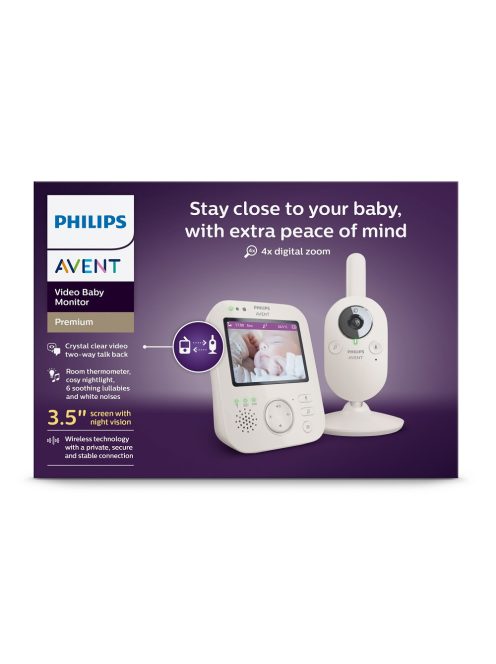 Philips Avent SCD891, Digitális videó monitor