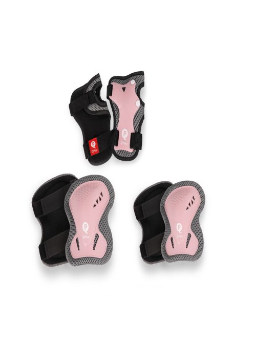 QPLAY Gyermek védőfelszerelés Coral Pink, méret S, kor 3-5 év