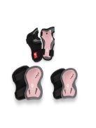 QPLAY Gyermek védőfelszerelés Coral Pink, méret S, kor 3-5 év