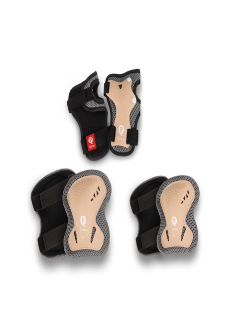 QPLAY Gyermek védőfelszerelés Khaki, méret S, kor 3-5 év