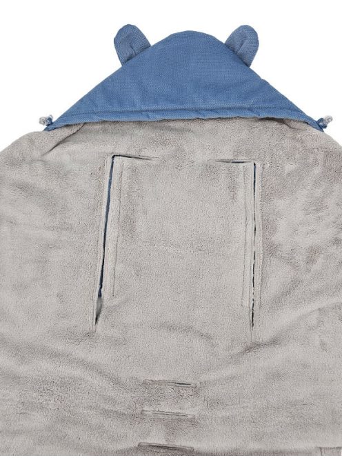 EKO Babahordozóba való bundazsák - kék