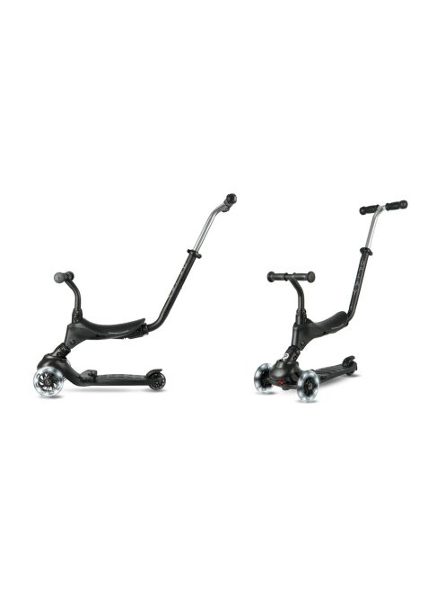 QPLAY Sema Pro 5in1 Roller / Futóbicikli 1-6 éves korig, 50 kg-ig - Black