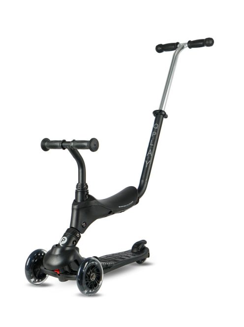 QPLAY Sema Pro 5in1 Roller / Futóbicikli 1-6 éves korig, 50 kg-ig - Black