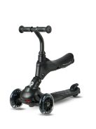 QPLAY Sema Pro 5in1 Roller / Futóbicikli 1-6 éves korig, 50 kg-ig - Black